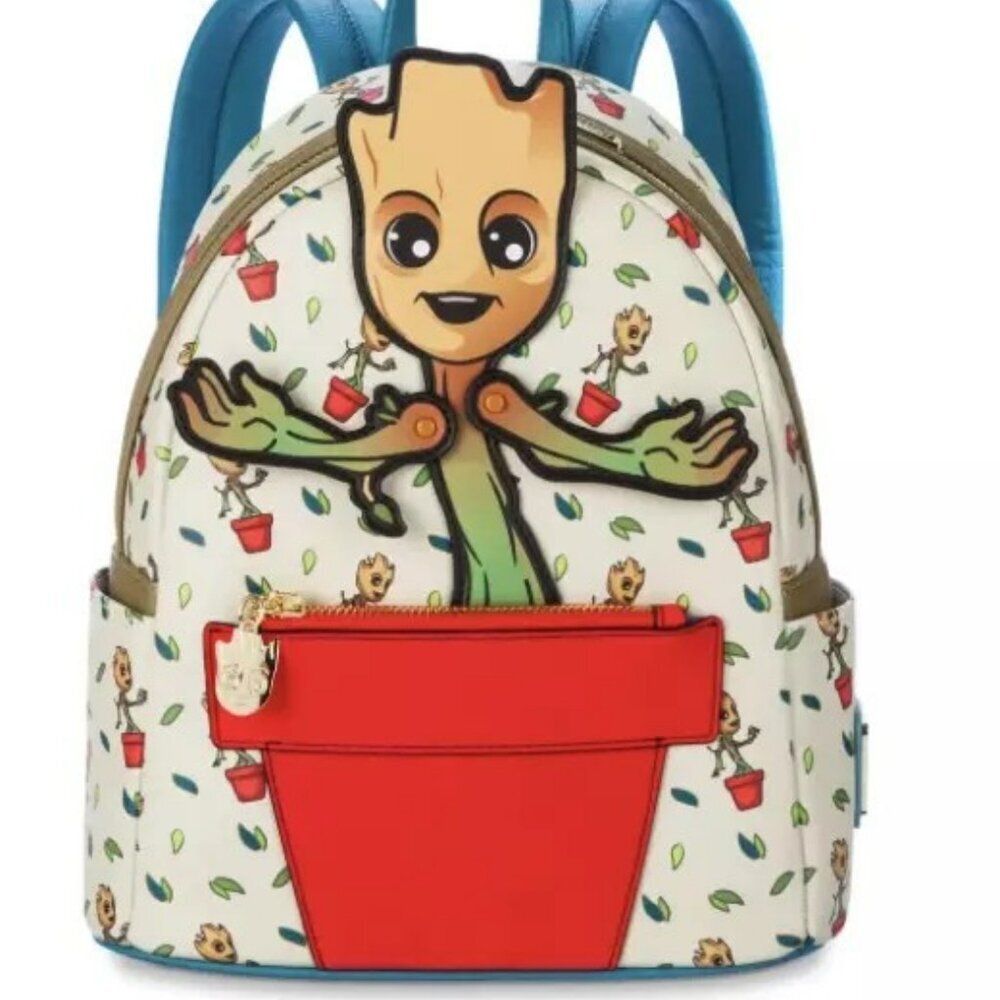 Loungefly Disney Parks Groot Mini Backpack Guardians of the Galaxy NWT​